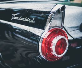 Verlichting auto Klassieker Stock Onderdelen