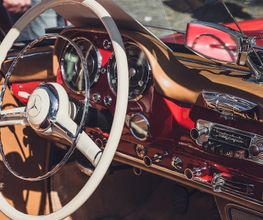 Verwarming auto Klassieker Stock Onderdelen